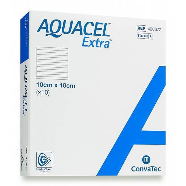 Aqaucel Extra康威愛康膚強化吸收親水性敷料10x10